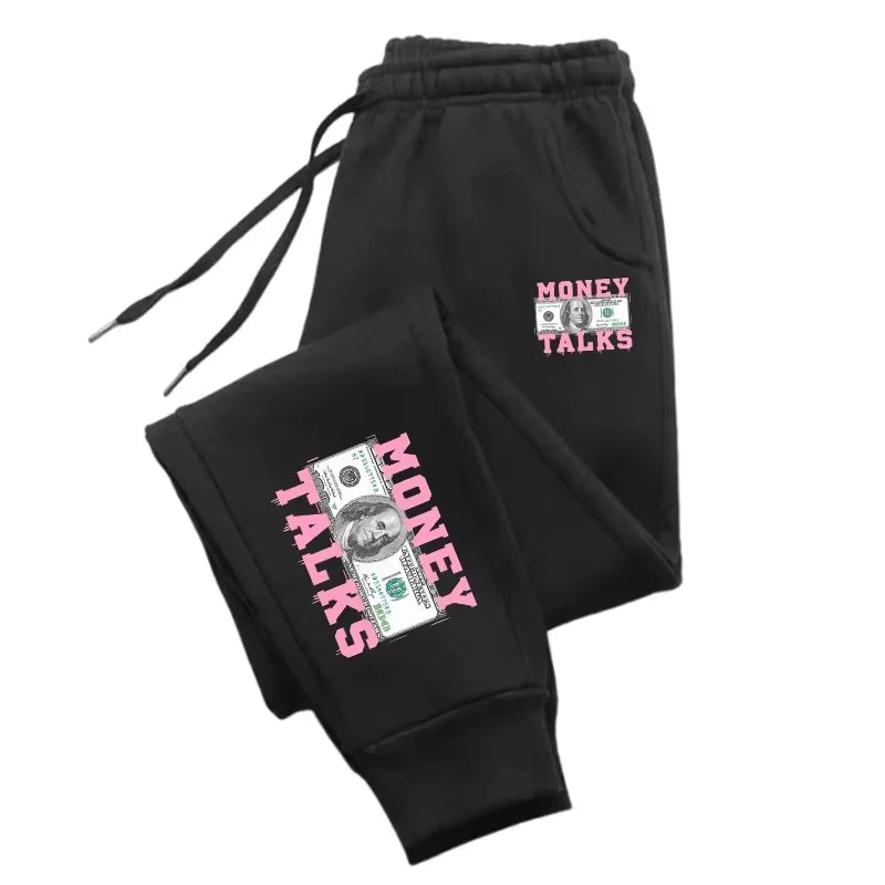 The latest men's and women's printed comfortable pants for daily use are sporty casual pants with a fashionable style.