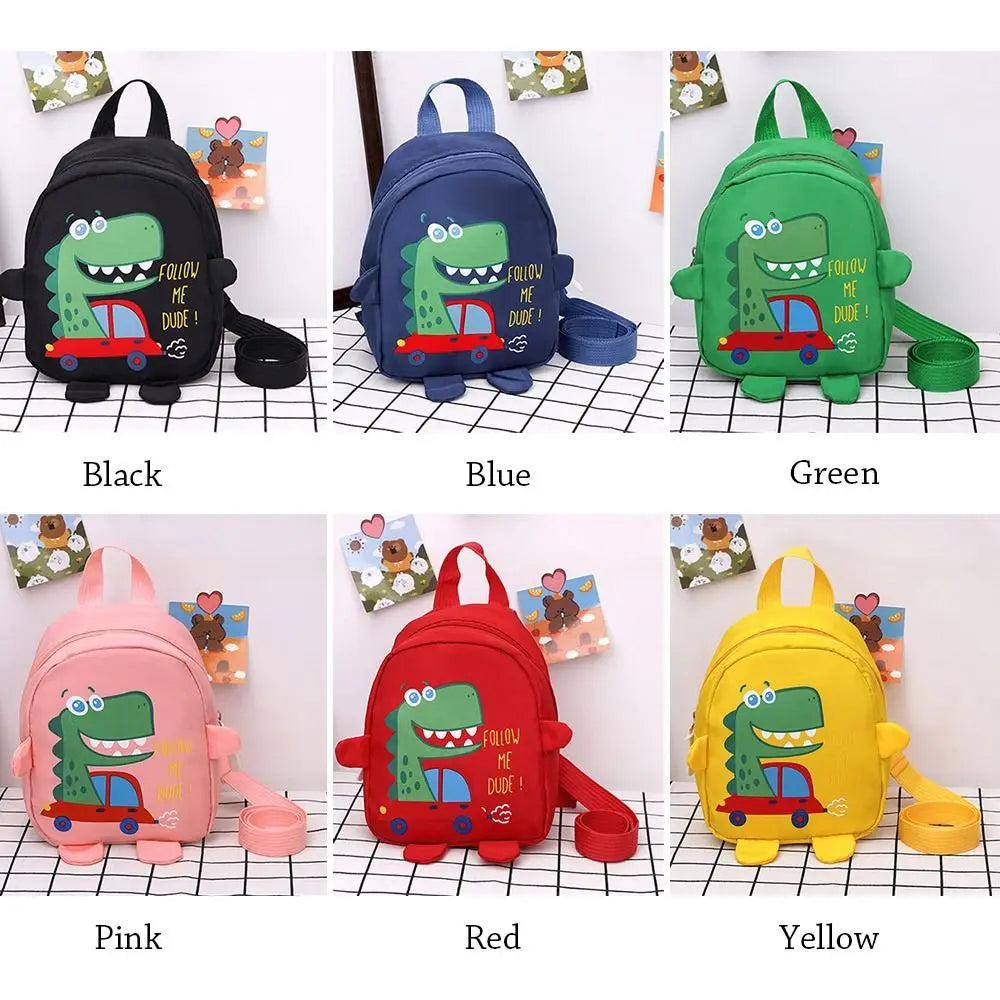 Boys Girls Cute Cartoon Dinosaur Toddler Rucksack Kindergarten Schoolbag Anti-lost Backpacks School Bags