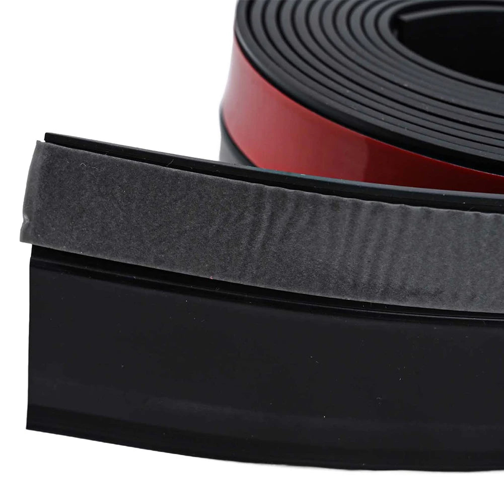 For Garage Doors Dust And Water Barrier 5M Door Frame Strip Garage Maintenance White Easy Installation Sealing Strip Appliance