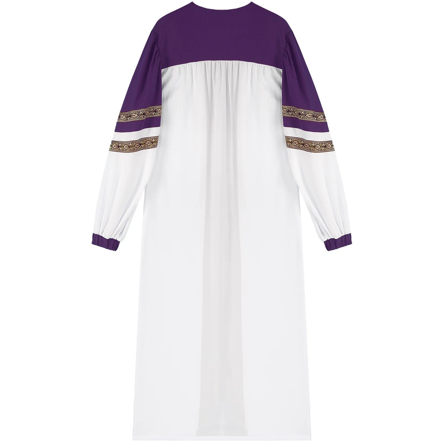 Womens Church Clergy Loose Choir Robe Dress Priest Preacher Dresses Baptism Confirmation Officiant Costume Praise Worship Dress