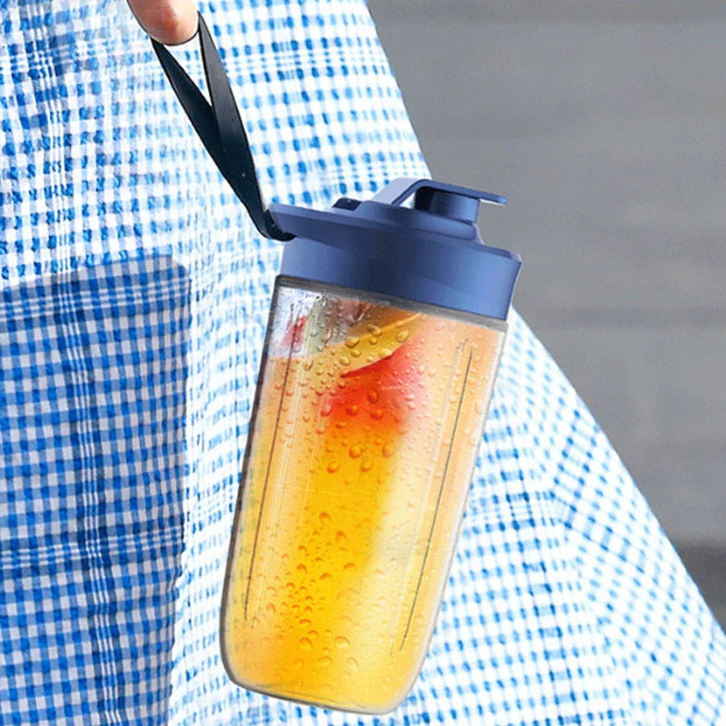 Portable Juicer Cup Smoothie Blender 6 Blade Blender Bottle Household Fruit Juicer Cup USB Rechargeable Juicer Kitchen Tool
