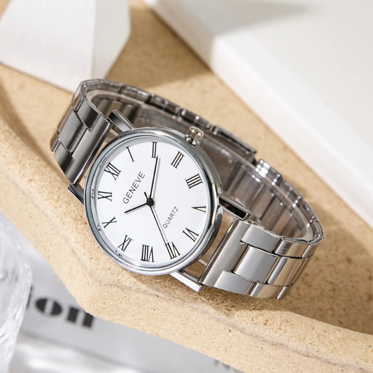 Men Watches Reloj Hombre Fashion Retro Casual Business Quartz Watch for Men Steel Band Roman Number Dial Wristwatches Montres