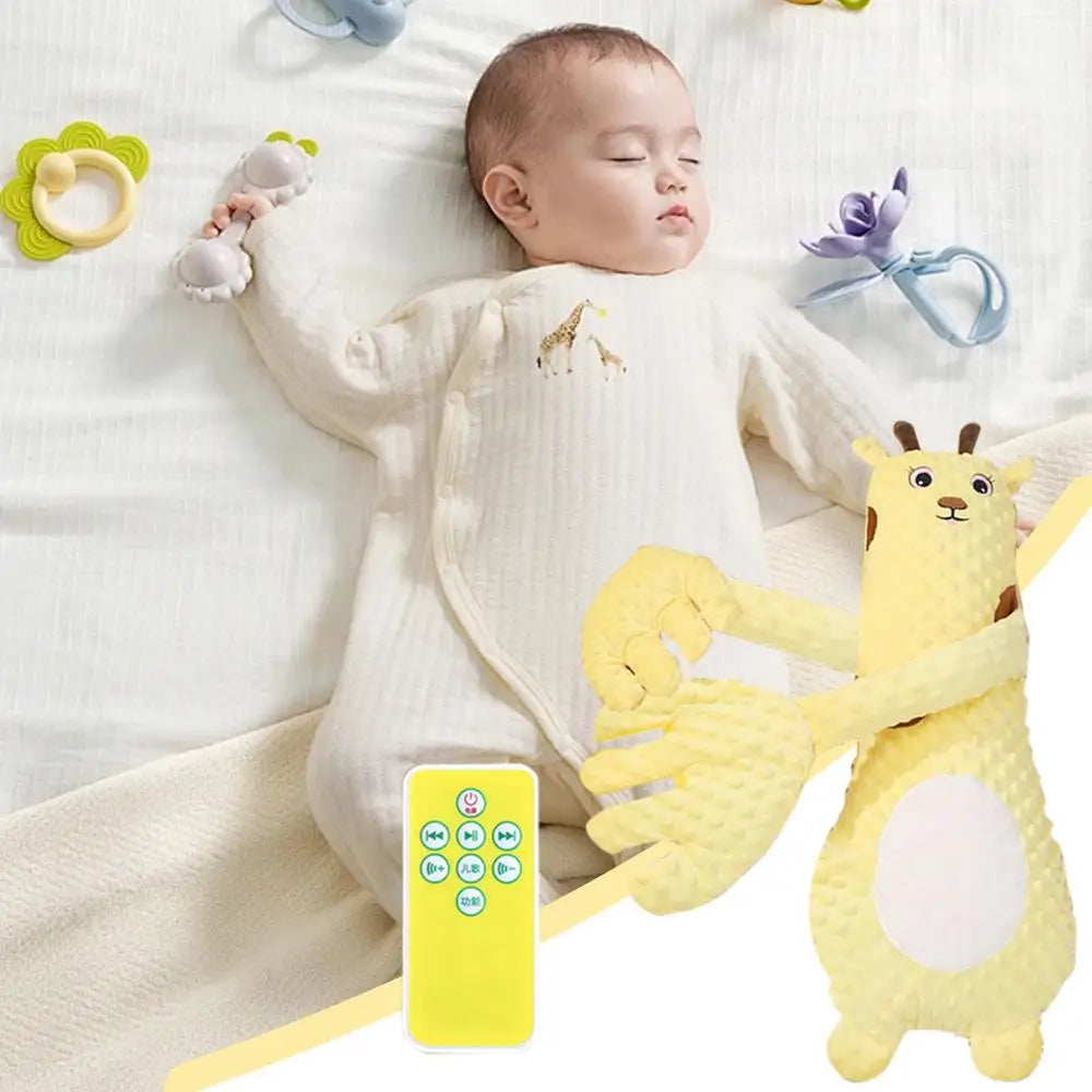 Upgraded Electric Baby Sleep Patting Doll With music Soothing Palm Remote Control Baby Hand Pillow Adjustable baby Sleep Soother