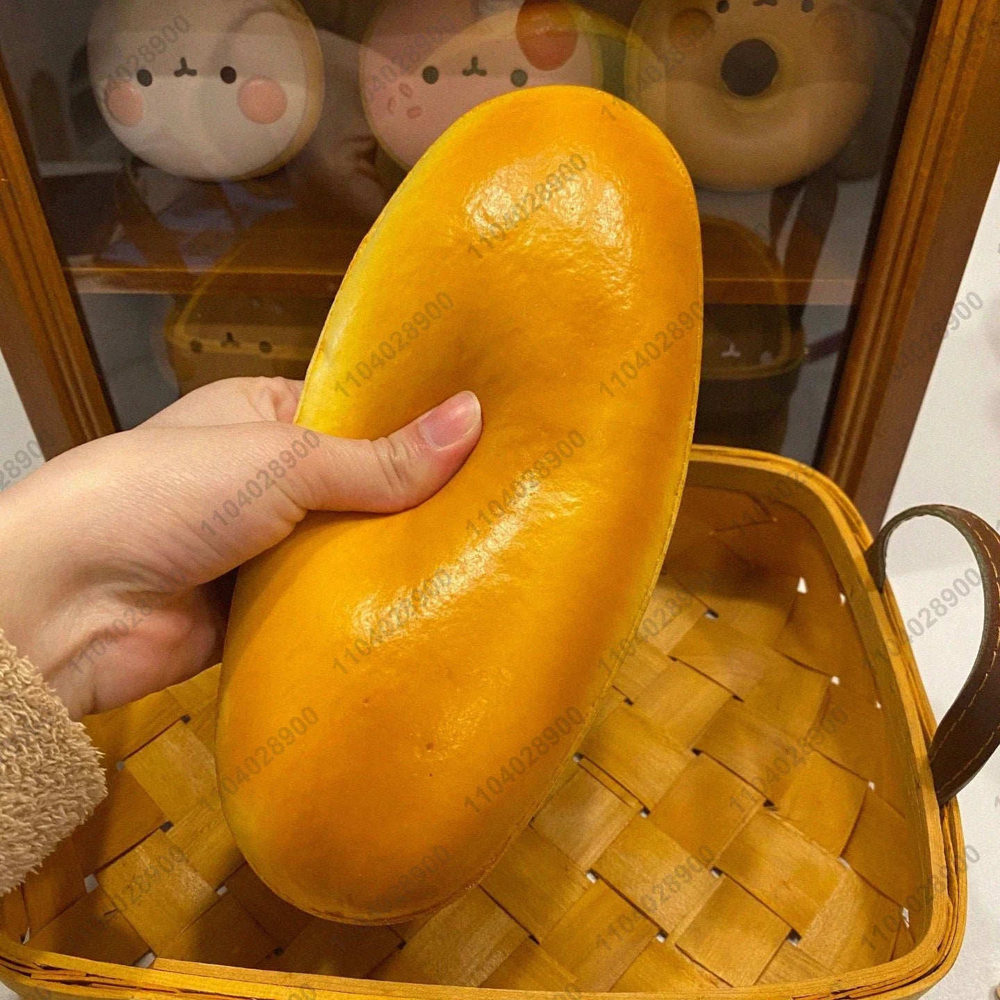 Cheese Cake Squishy Toy Slow Rising Long Cheese Bread Cake Slow Rebound Squeeze Food Stress Release Hand Relax Toy Gift