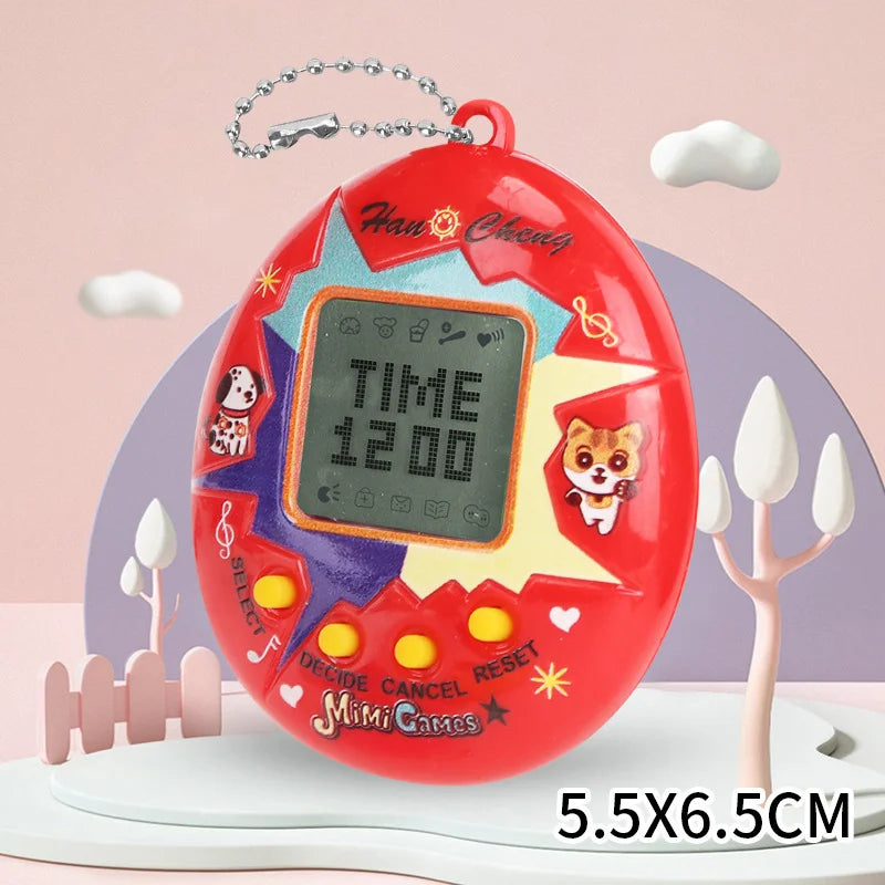 Tamagotchi 1Pcs Children's electronic Pet 168 Pets In 1 Virtual Cyber kid Digital Pet Toy Pixel Funny Gift Play Toy keychain BTJ
