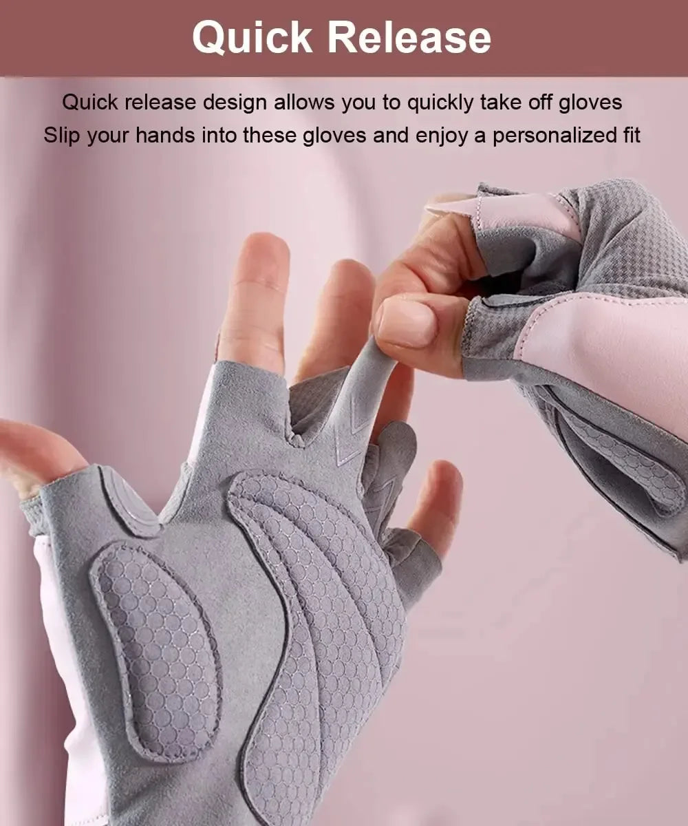 Workout Gloves with Excellent Grip Lightweight Gym Gloves for Weightlifting Cycling Exercise Training Fitness Rowing Unisex