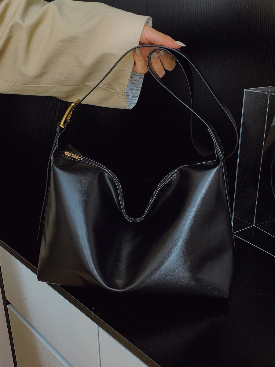 Crossbody Bags for Women Large Capacity Simple Design Handbags Solid Shoulder Bags Female Casual Travel Shopping Commuting Totes
