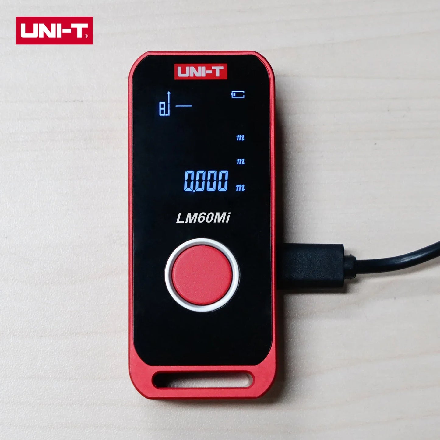 UNI-T Mini Laser Distance 40/60m Range Rechargeable 3.7V Wall Area/Volume/Circumference Measurement LM40Mi LM60Mi
