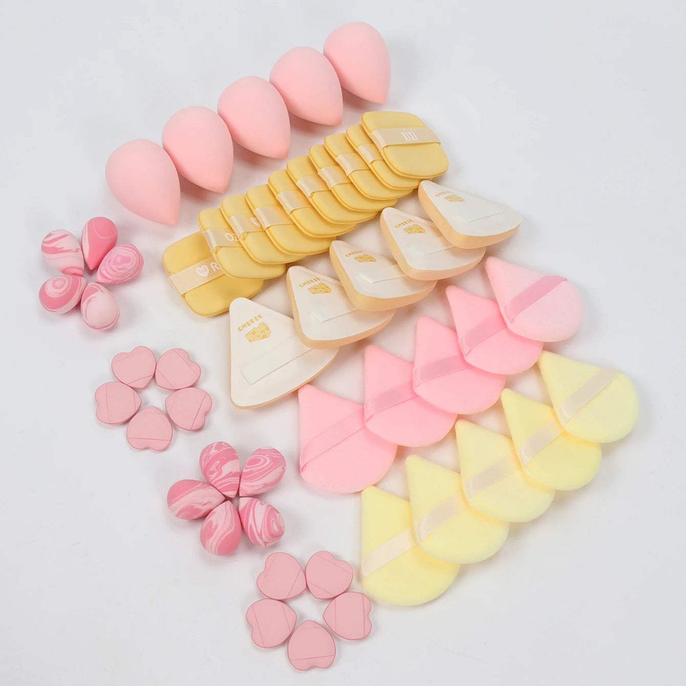 10/20/30/40/50-Piece Set of Multifunctional Makeup Tools, Expands When Exposed to Water, Suitable for All Skin Types