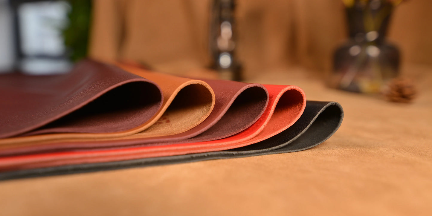 1mm thickness Lambskin Leather Sheet, Soft Sheepskin Tooling Leather Pieces for DIY Sewing, Workshop, Book Cover