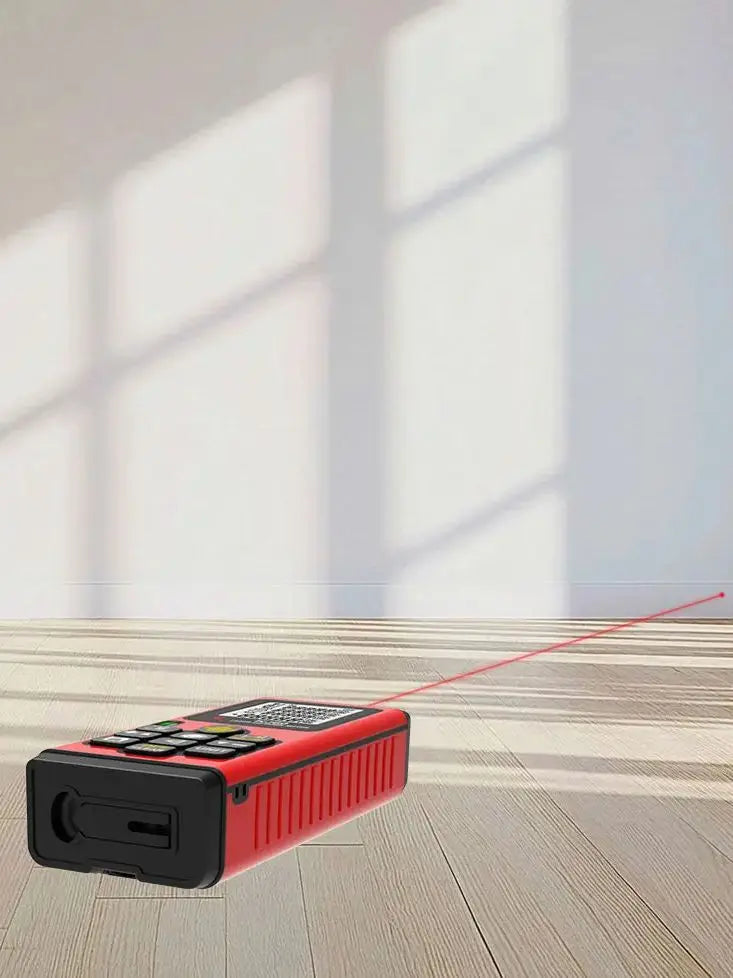 Digital Laser Distance Meter with 10 Group Memory, Continuous Measurement, Delay Start Function