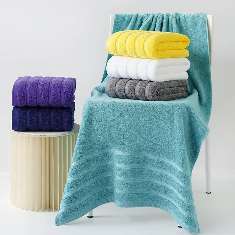 High Quality Pure Cotton Bath Towel, BeachTowel Thickening Bath Towel Soft Comfortable Fast Dry Bathroom Towel 50*100cm
