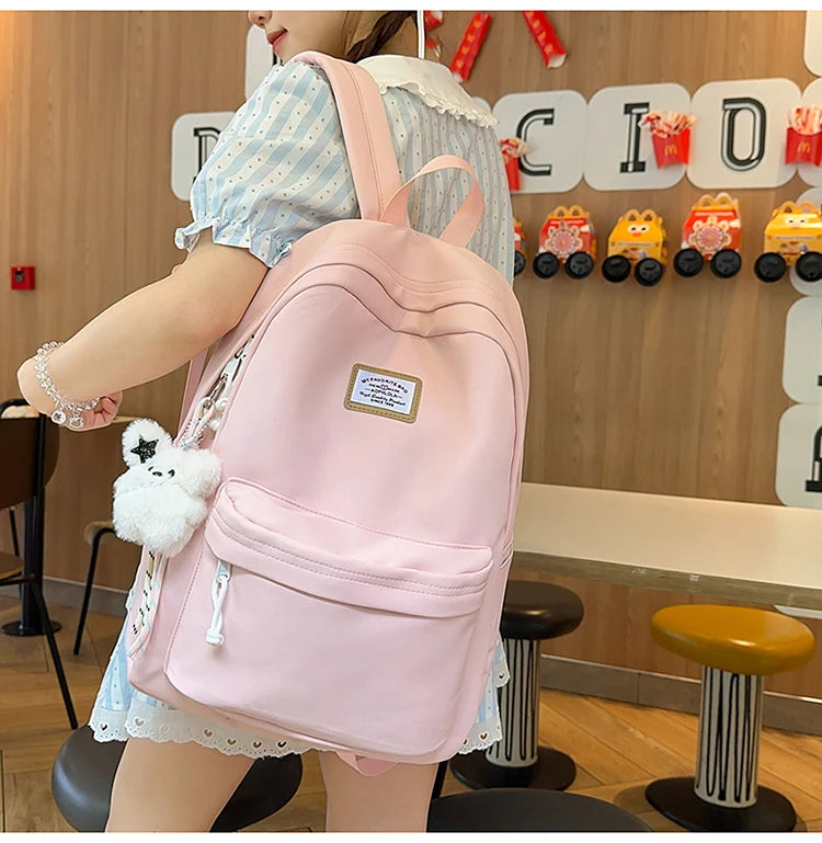 2026 New High Quality nylon Backpacks School Book Bags for Teenage Girls Boys Female College Men Laptop BagPack Casual Backpack