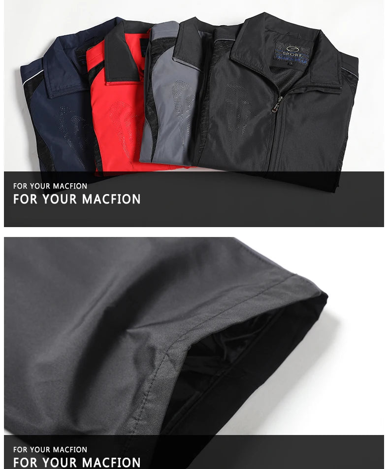 Men's Athletic Running Tracksuit Hoodies Casual Full Zip Jacket+Sweat pants Set Gym Jogging Sports Suit Outwear Men Clothing