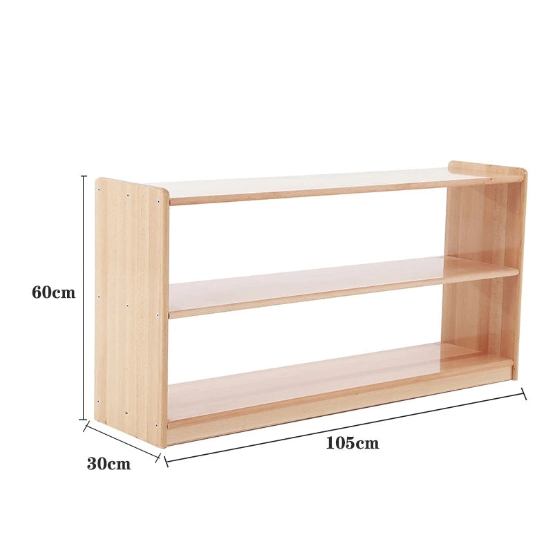 Montessori Furniture Kids Beachwood Shelf/ Cabinet/ Table/ Rug Stand/ Cupboard Materials for Kindergarten Childcare Center