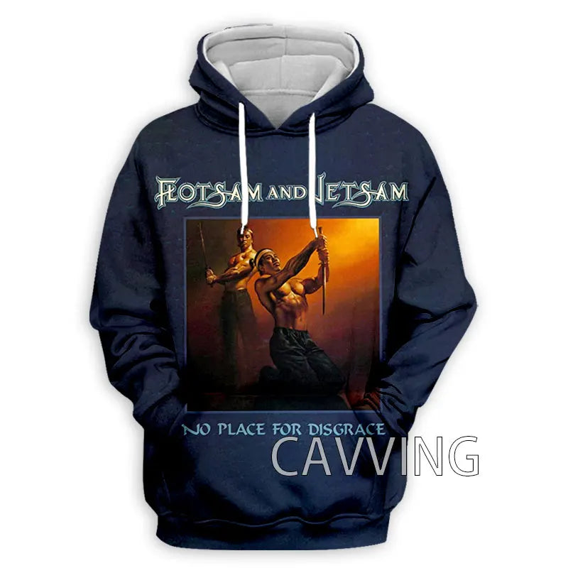 New Fashion Women/Men's 3D Print  Flotsam and Jetsam Rock  Hoodies Hooded Sweatshirts Harajuku Hoodie Sweatshirts Tops Clothing