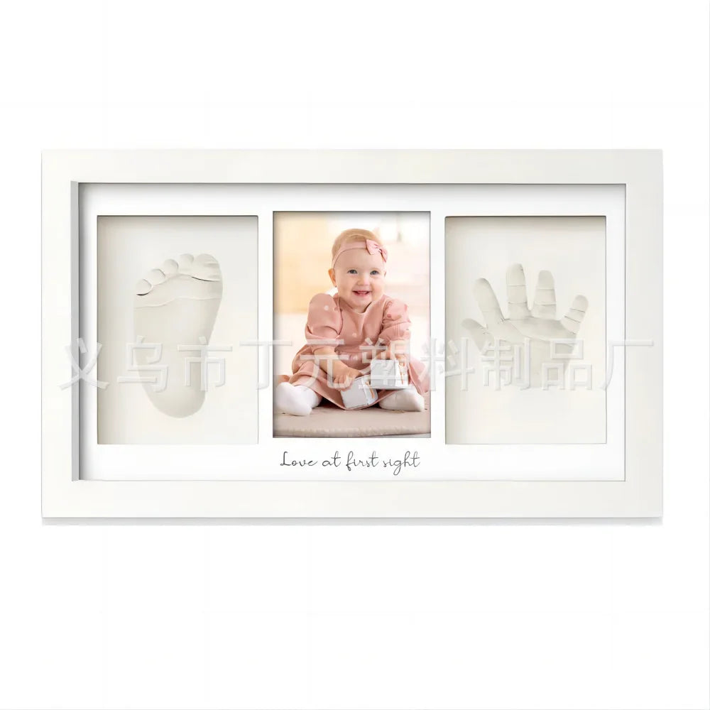Baby Handprint and Footprint Kit for Newborns Girls & Boys - Baby Keepsake Picture Frame, Shower New Mom Gifts, Dog Paw Print