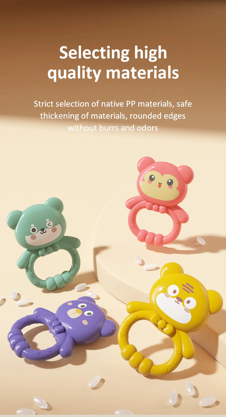 Baby Crib Bell Toys Musical Baby Crib Mobile with Lights Projection for 0-12Months Infants Crib Toys Bed Bell Toy Newborn Gifts