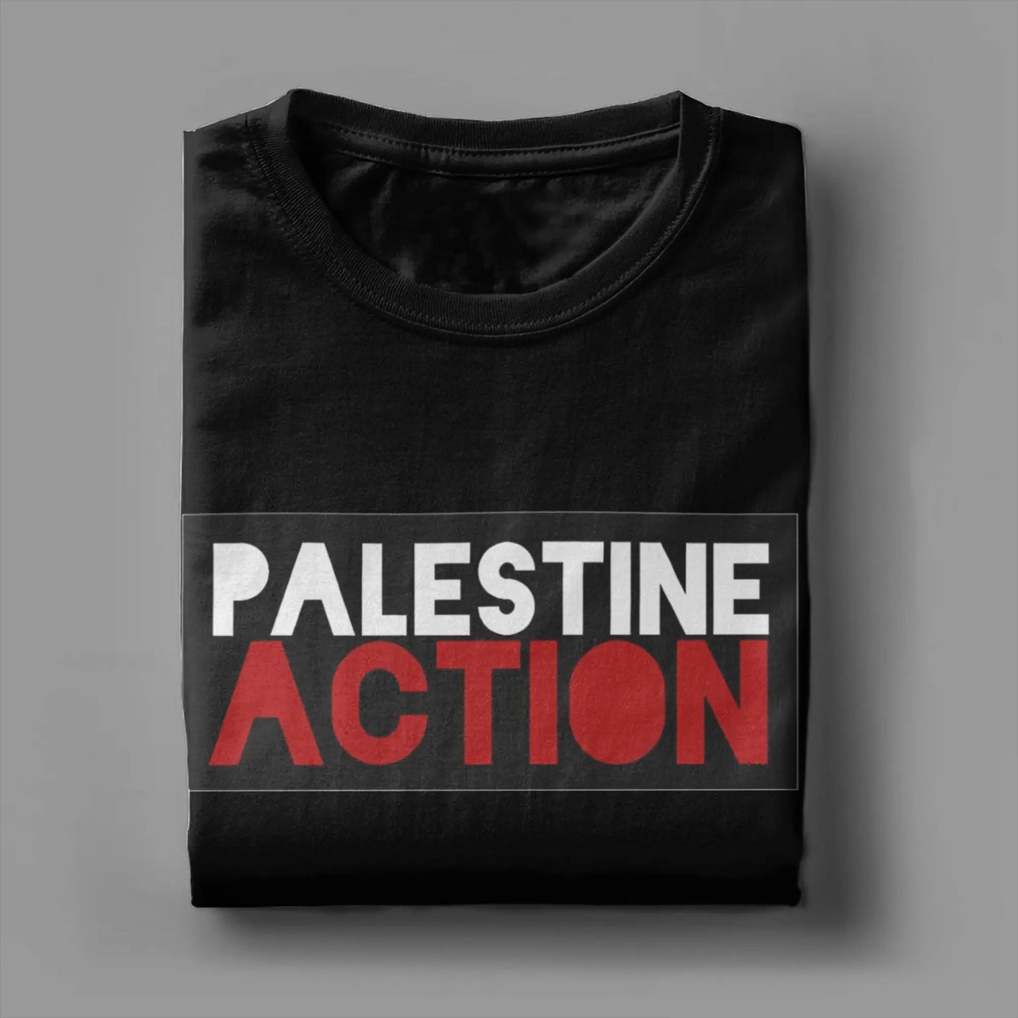 Palestine Action Palestinian T Shirt Summer  100 Cotton T-Shirts For Man Novelty Casual Tee Shirt Short-Sleeve Vintage Tops