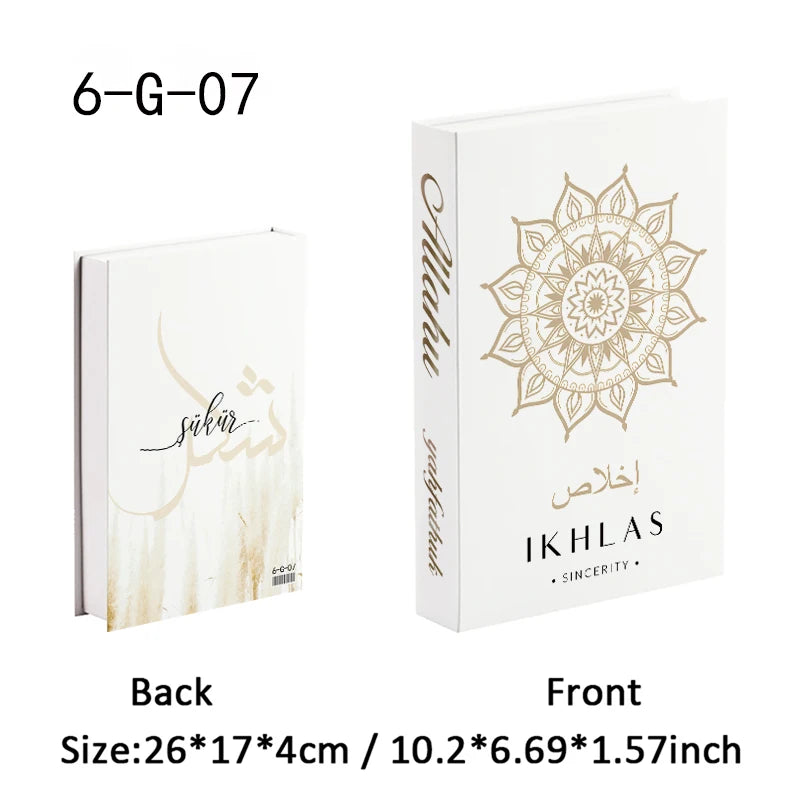 Islamic Church Writing Culture Fake Books Decorative Coffee Table Decoration Storage Box Bookshelf Bedroom Aesthetic Home Decor
