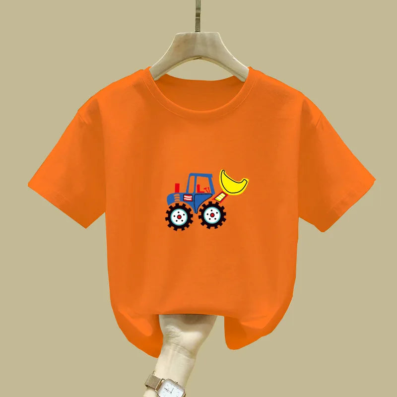 Baby Summer Tops, Cool Children's Wear, Boys' and Girls' Short-sleeved T-shirts for Summer