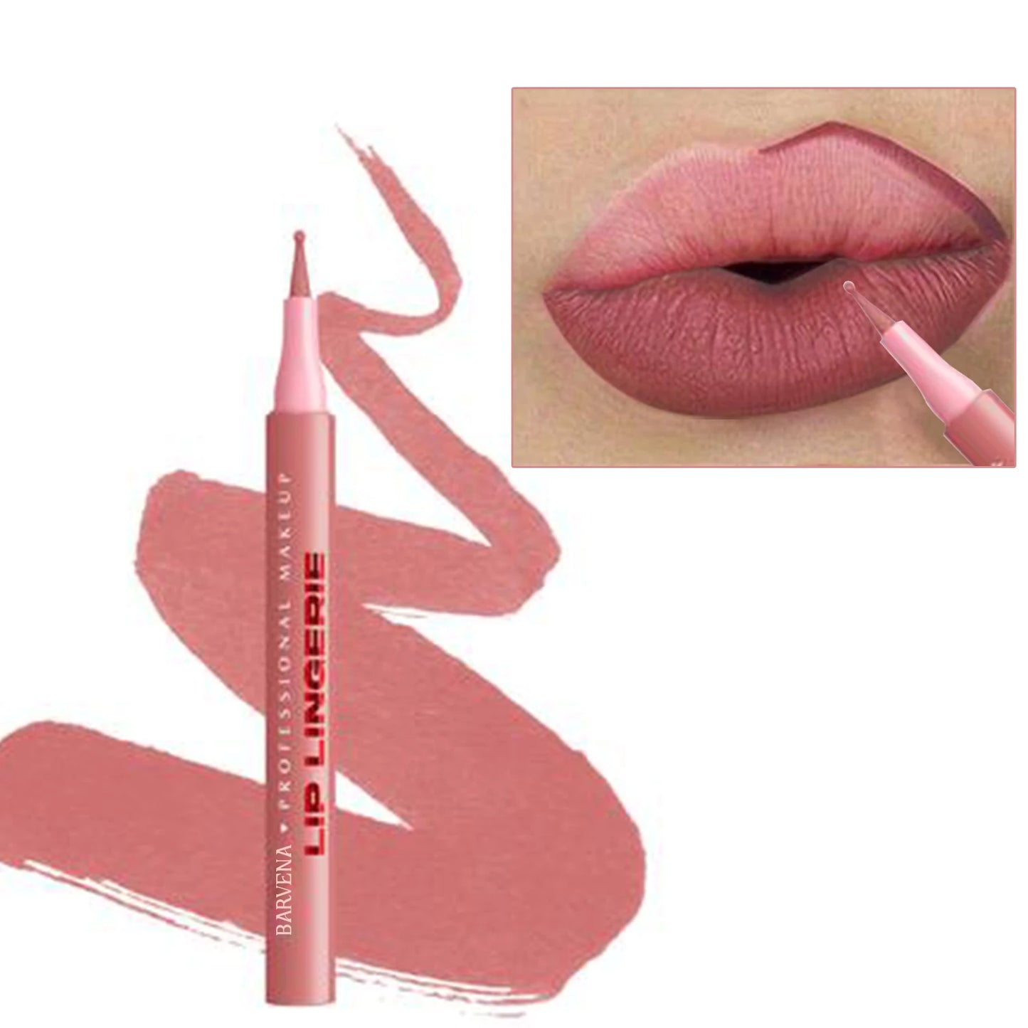 12 color matte lipliner lipstick lip pencil long-lasting waterproof, sweat proof, non dry cosmetics women's cosmetic pen