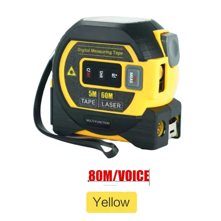 3 In 1  Laser Tape Measure Laser Distance Measuring Rangefinder Infrared High-precision Digital Electronic Ruler Measuring Level