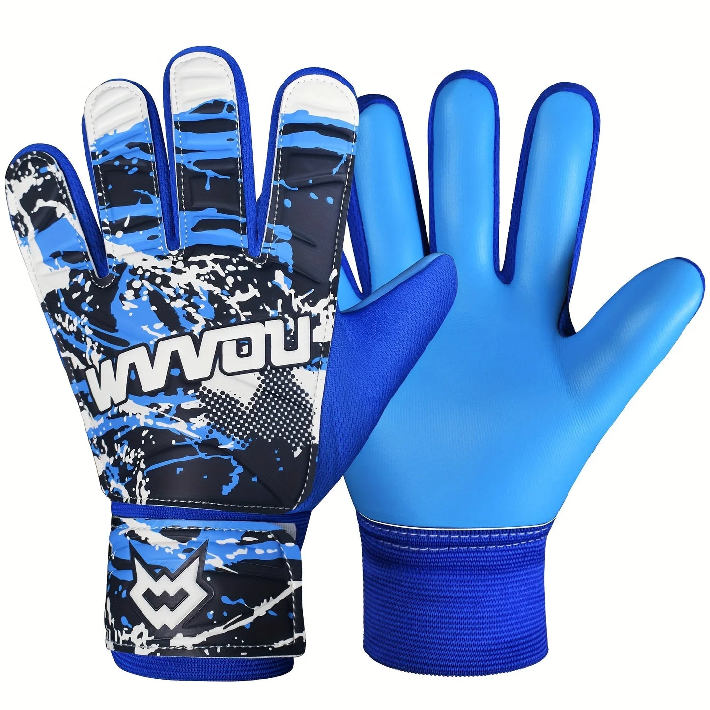 Goal keeper gloves without finger protection, goalkeeper gloves with colorful style, football gloves with strong grip and no sli