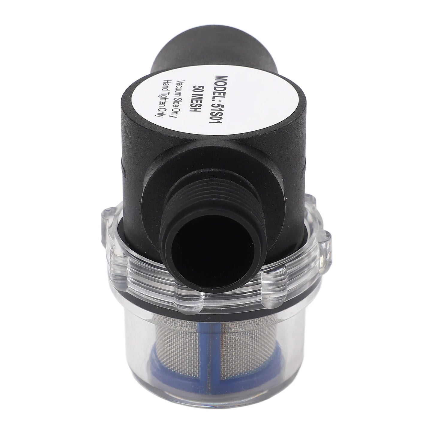 1/2in‑14 Female Thread Inline Water Filter 50 Mesh Screen Water Strainer For Ships Yachts RVs Pipeline Water Pump Strainer