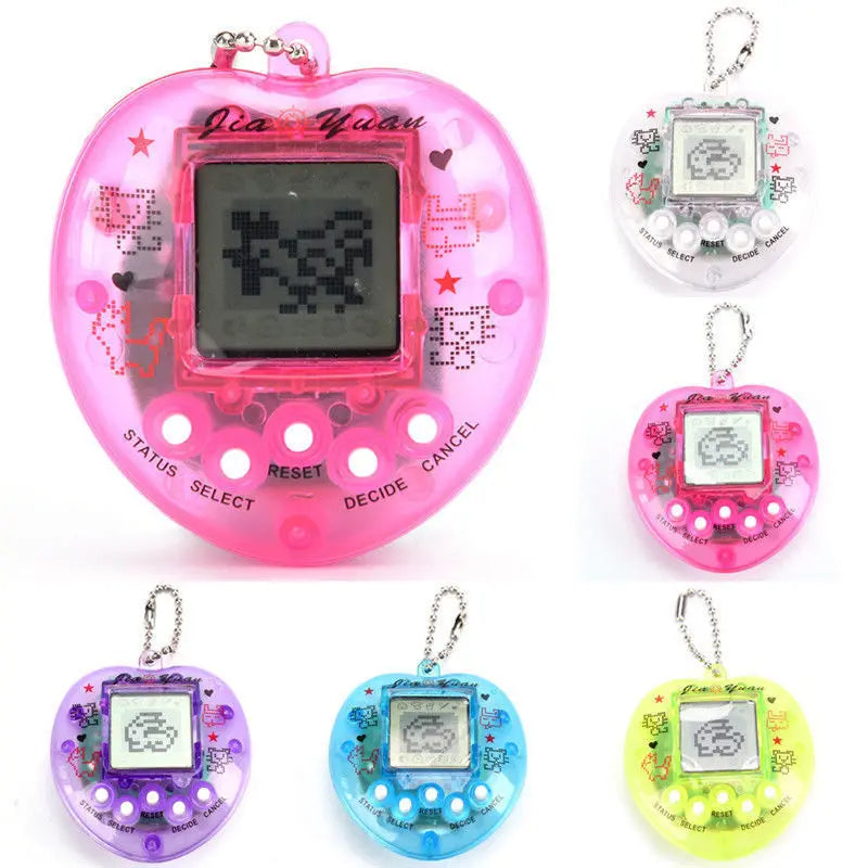 Pet feeding Handheld Gaming Console Electronic Kids Tamagotchi Pet Game Electronic Animal Tamagotchi Virtual Cyber Digital Pet