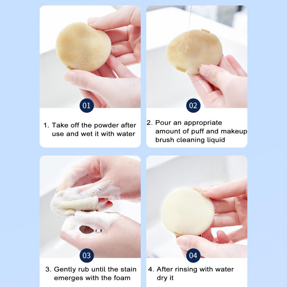 Makeup Tool Cleaner Makeup Brush Solution Efficient Makeup Brush Cleaner Puff Cleaner Beauty Eggs Cleanser Washing Fluid 50/80ML