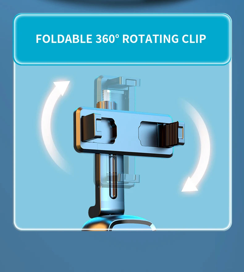 Smart Phone Gimbal - 360° Rotation, Auto Tracking, Stabilize Shots for Phone, Perfect for Vlogging & Live Streaming, Easy To Use