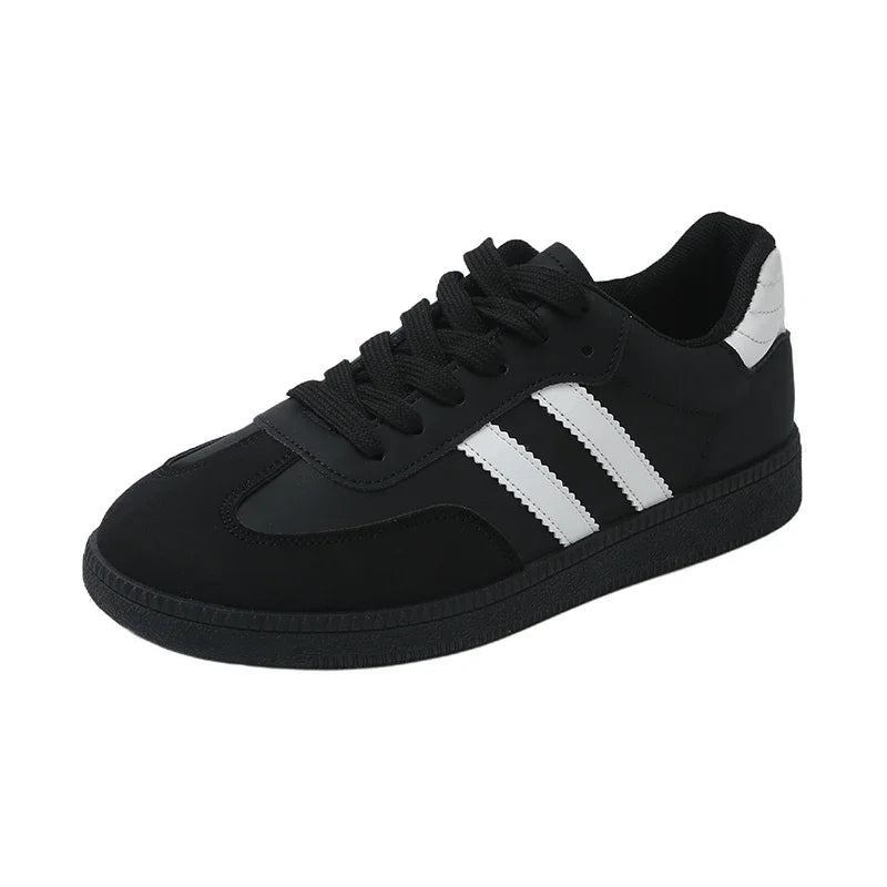 Women Tennis Sneakers Flats Ladies Fashion Mixed Colors Lace-up Vulcanized Shoes Spring Autumn Woman Outdoor Trainers Footwear