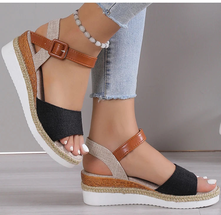 Fashion Shoes Sandals Women Wedge Sandals For Women Casual Women's Sandals Elegant Soft Female Zapatos De Mujer Footwear