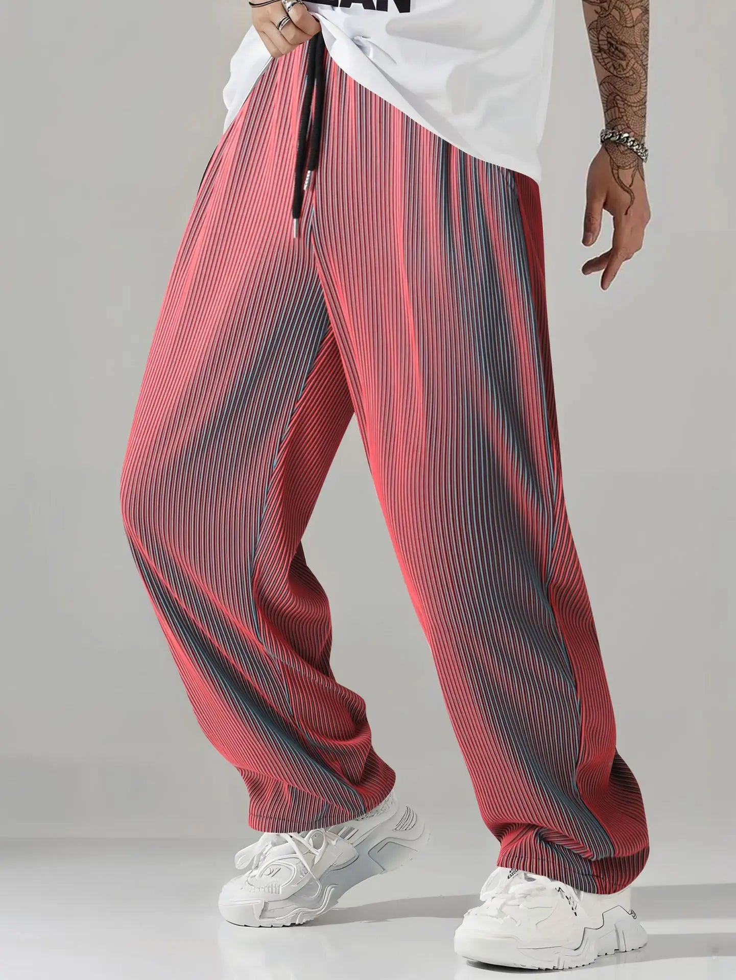 Autumn European and American Style Casual Pants for Men, Wrinkle-Resistant, Non-Iron, Breathable, Stretchy, Dirt-Resistant, Stra