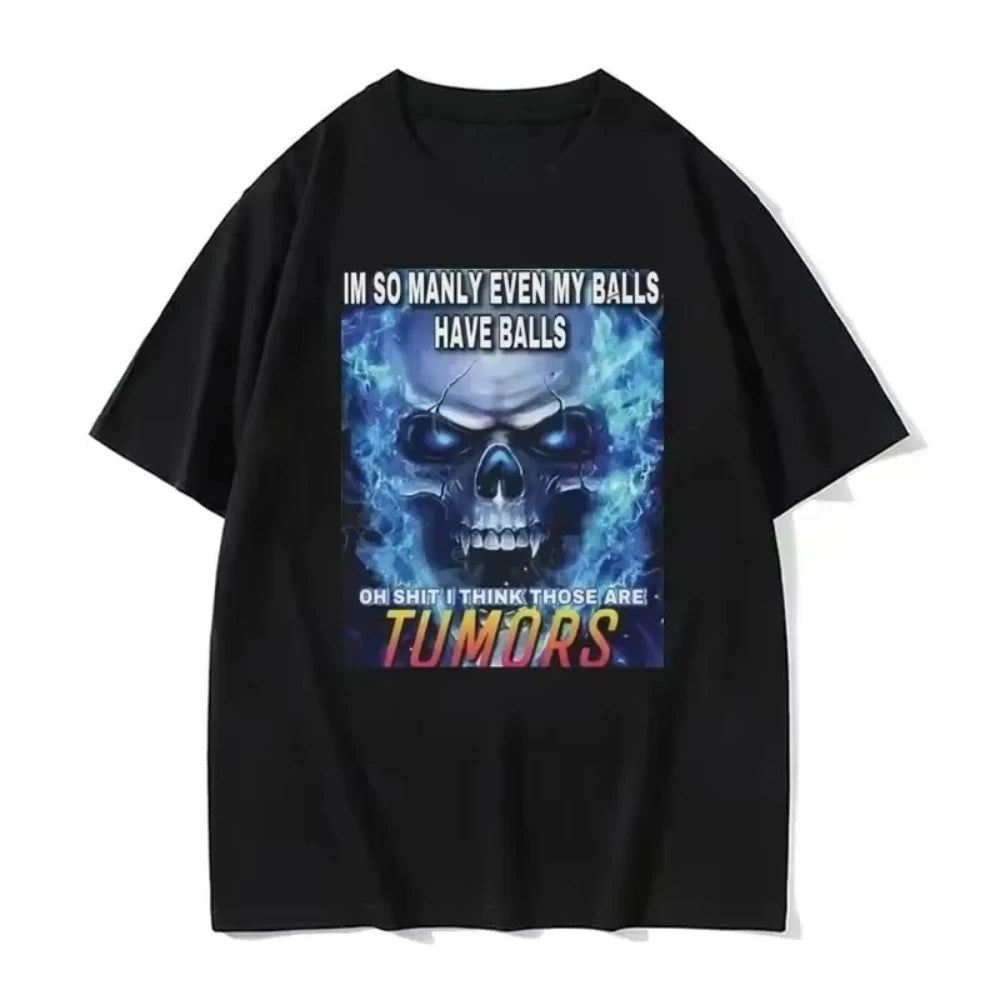 Autistic Funny Skeleton T Shirt Women Men Autism Edgy Skeleton Meme T-shirt Casual Short Sleeve Tshirt Oversize Casual T-shirt