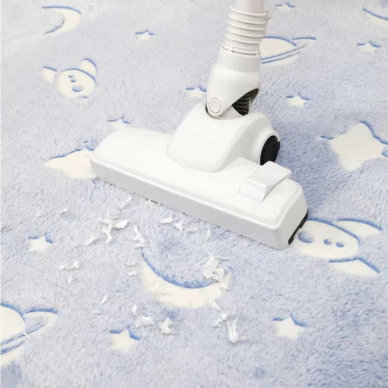 Block-patterned design with elegant, stylish accents; a modern, high-end carpet suitable for various settings; soft