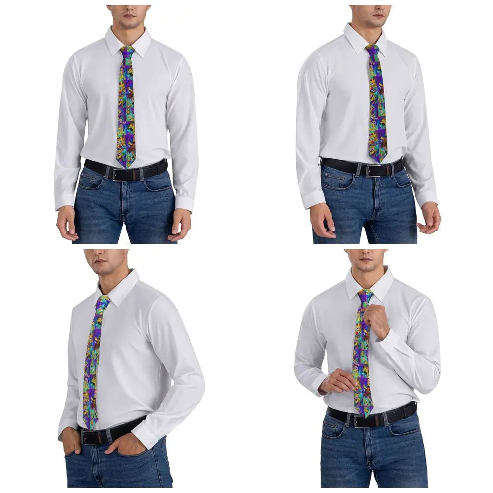 Personalized The S-Simpsones Homer Neck Ties Men Formal Silk Wedding Neckties