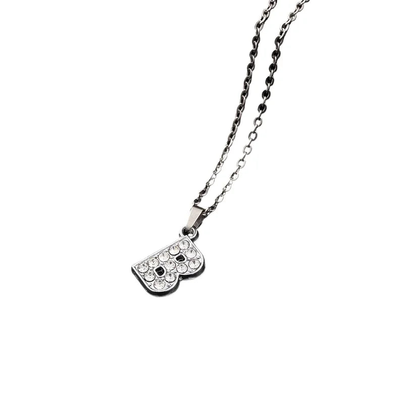 26-Letter Necklace Pendant Alphabet Jewelry Necklace Fashion Decorative Necklace
