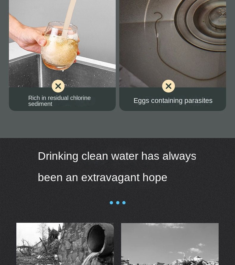 Faucet Filter Kitchen Household Water Purification Tool Six-layer Splash Proof Universal Shower Extension Filter