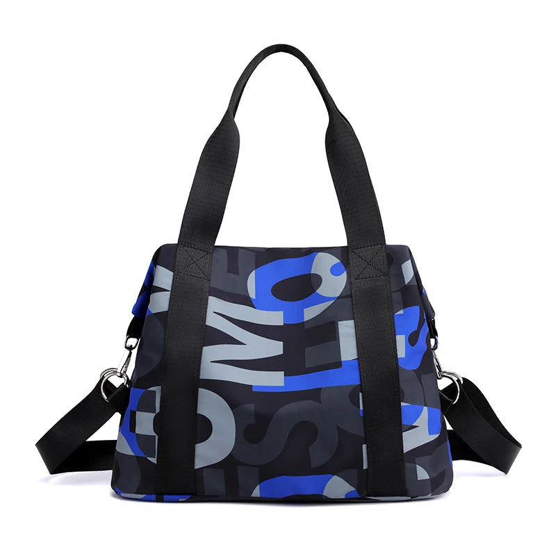 Women's Top-handle Bag Messenger Bags Waterproof Nylon Shoulder Totes High Quality Large Handbag Female Travel Crossbody Bags