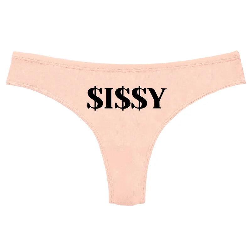 Multicolor Cotton Thongs Low Waist Underwear Thong Sexy Thongs For Women Funny Gifts Couple Gifts Thong Panties Ladies Underwear