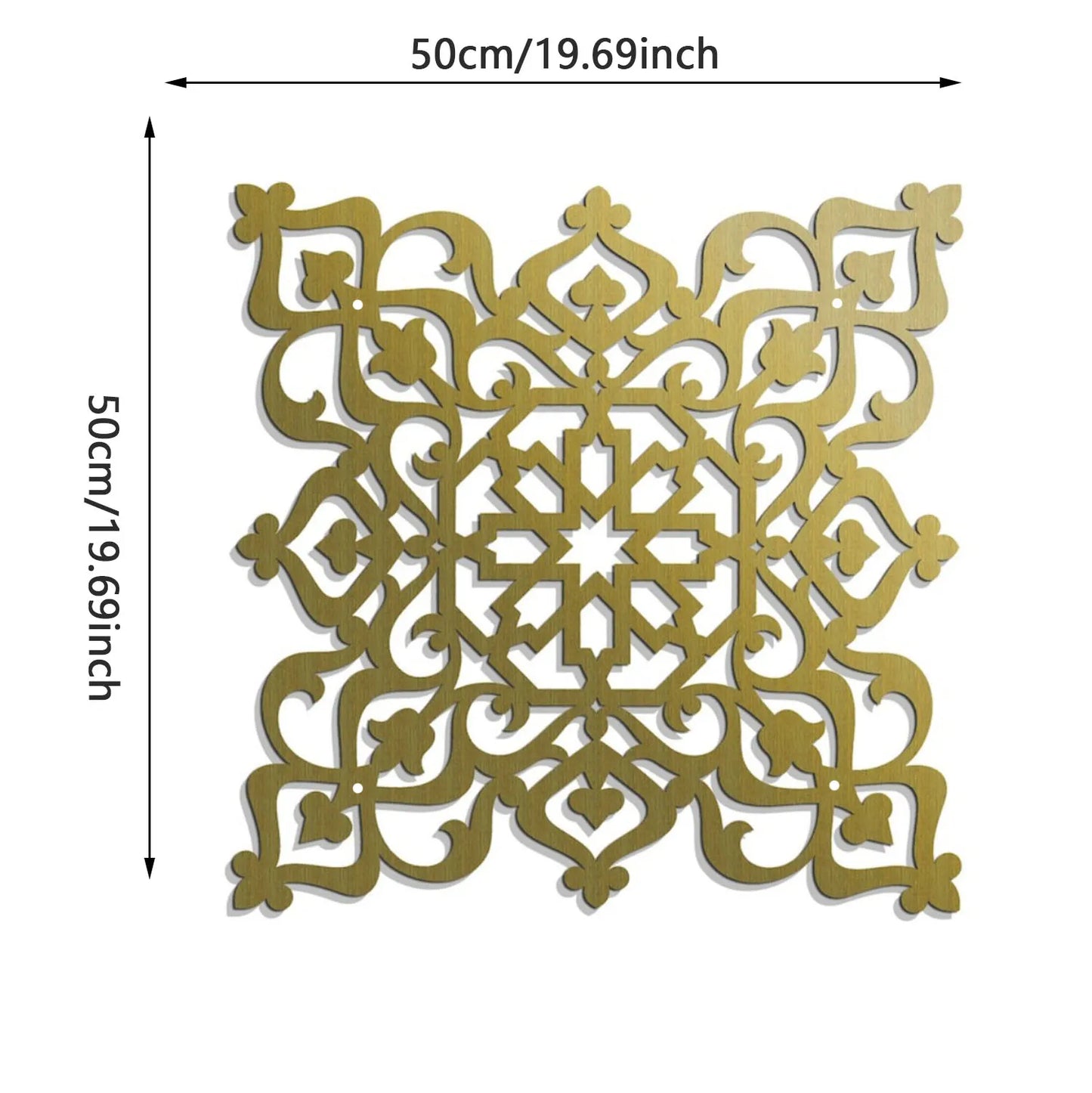 Religious Belief-inspired Islamic Metal Wall Art: Alhamdulillah Arabic Wall Decor for Ramadhan Feast and Stylish Islamic