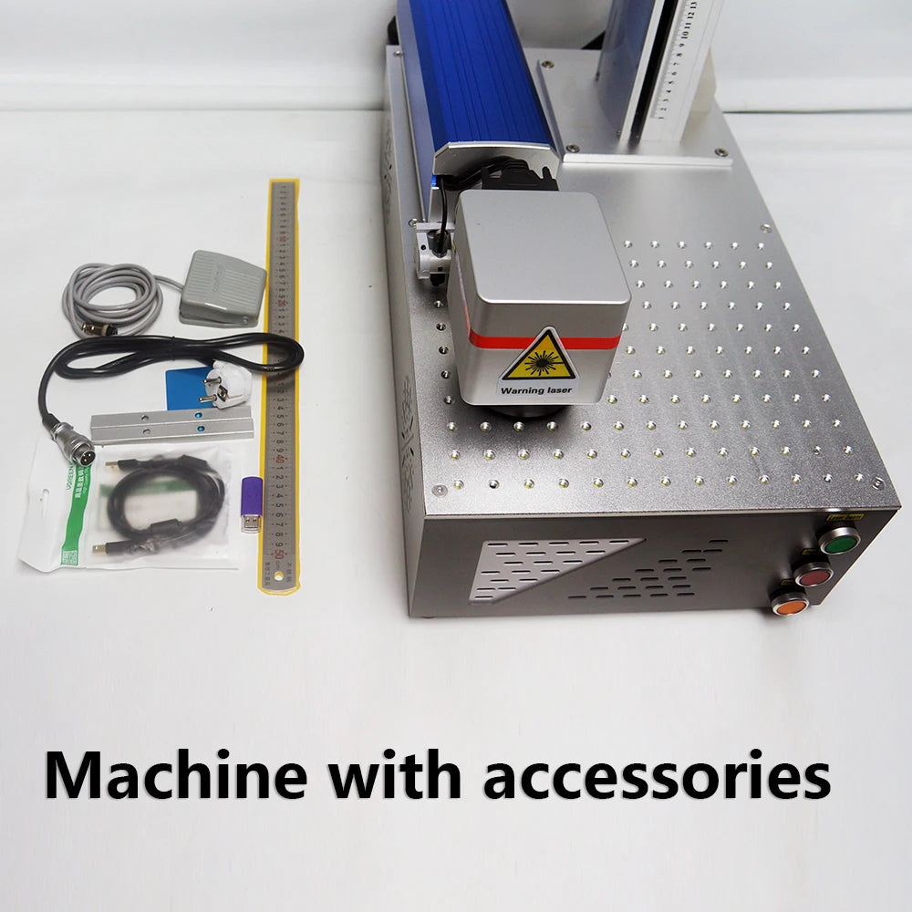JPT MOPA M7 Fiber Laser Marking Machine 20W 30W 50W 60W 80W 100W Air Cooling Metal Engraver Upgrade Rotation Axis Optional