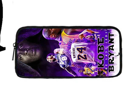 Basketball K-Kobe B-Bryant Child School Backpack 1/3PCS  with Lunch Bags ,Pencil Bags  School Bags for Boys Girls Best Gift