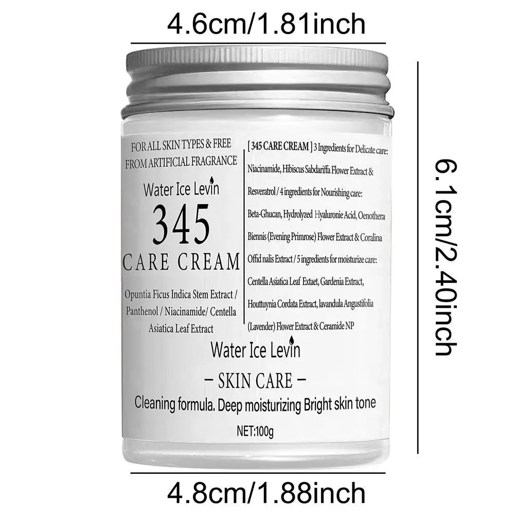 100g 345 Antioxidant Moisturizing Cream Hydrating Anti Aging Brightening Non Greasy Lightweight For All Sensitive Skin Care