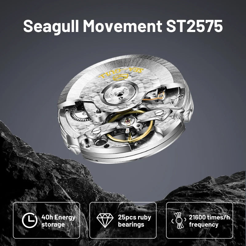 Men Watches 2025 Classic Flywheel Male Watch High Range Stainless Steel Waterproof Automatic Watch for Men Free Shipping Items