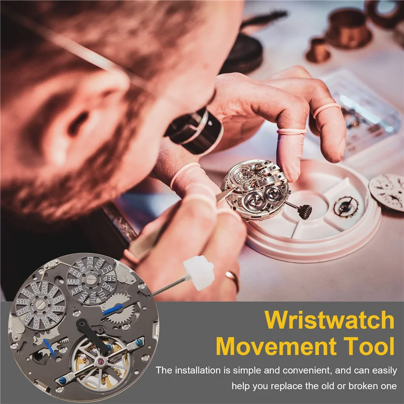 ABGE-Multi-Functional Perpetual Calendar Automatic Mechanical Movement 5Hands Bare Torsion Pendulum Movement LB20