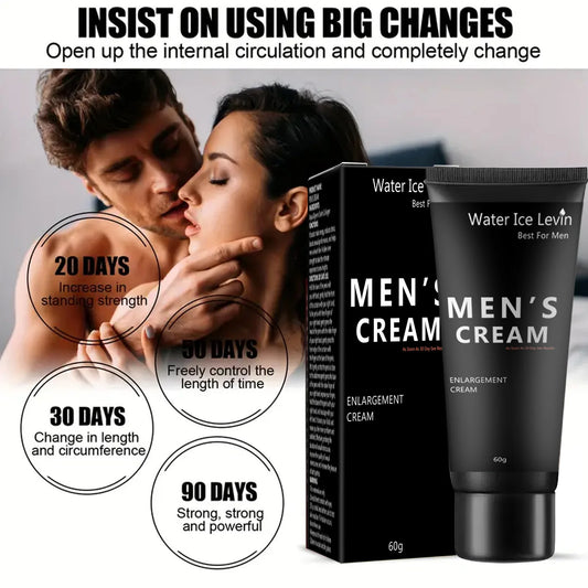 Men's Skin Friendly Massage Cream - 60g, Alcohol-Free, Suitable for All Skin Types, Deeply Nourishes and Moisturizes, and Improves Secretary Attractiveness, Ideal for Men's Personal Care