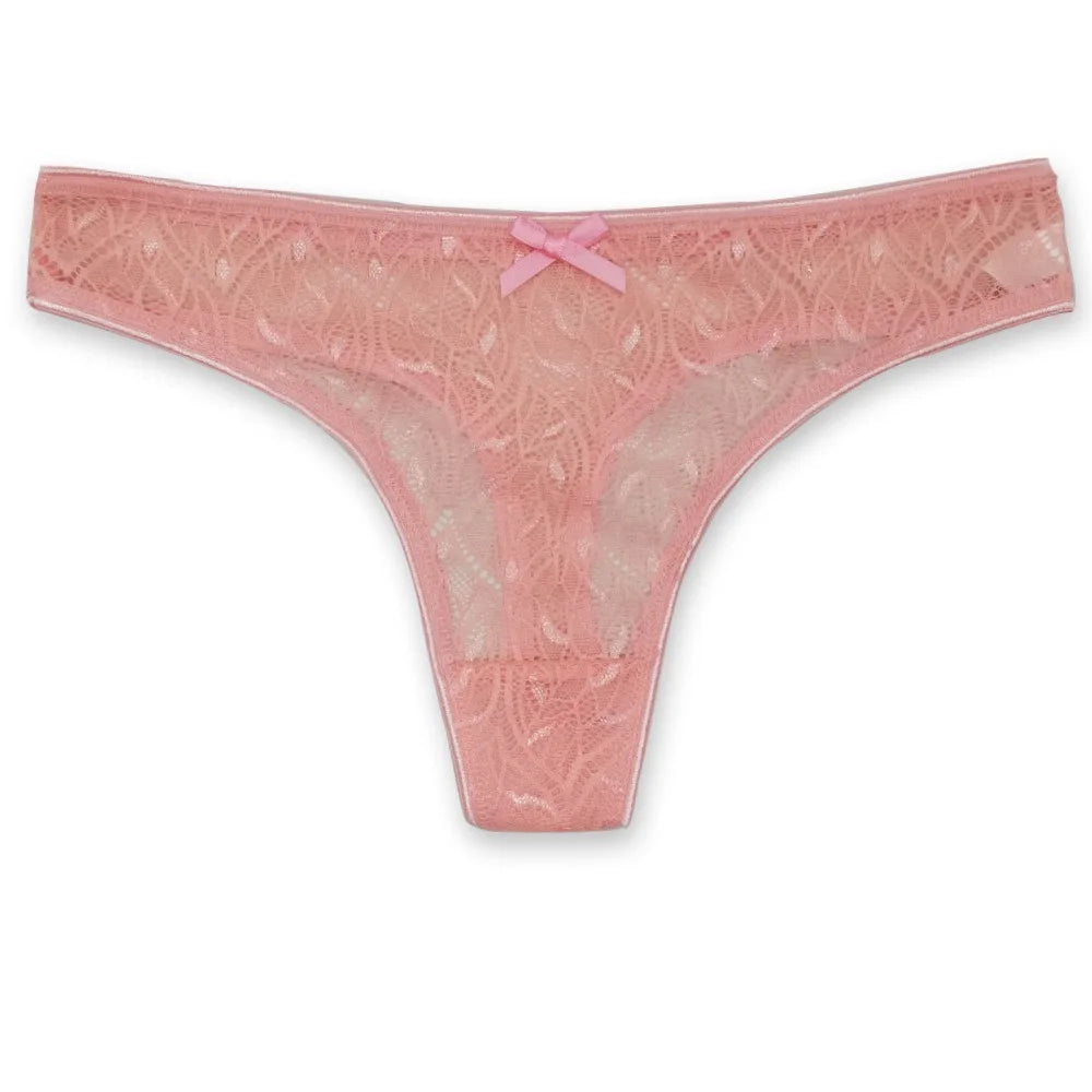 6 pcs of fashionable lace, comfortable, breathable and sexy thong pants.